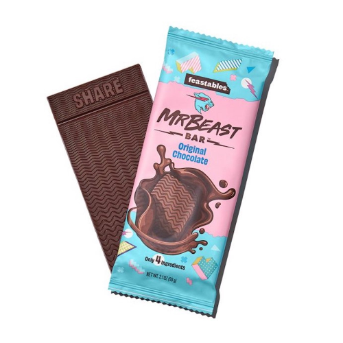 Feastables MrBeast Chocolate Bar Original 10 x 60g