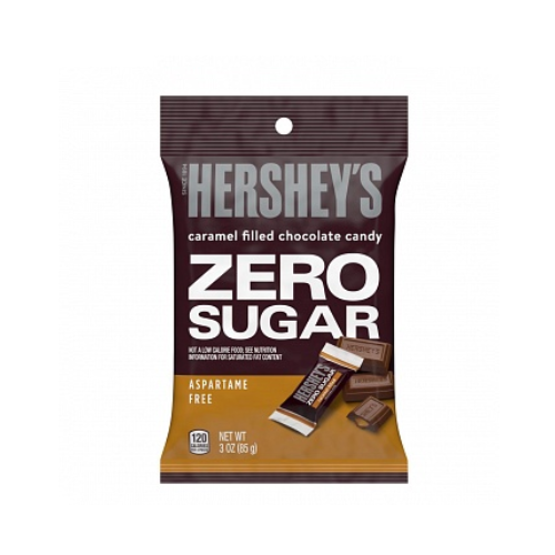 Hershey's Zero Sugar Chocolate with Caramel 12 x 85g