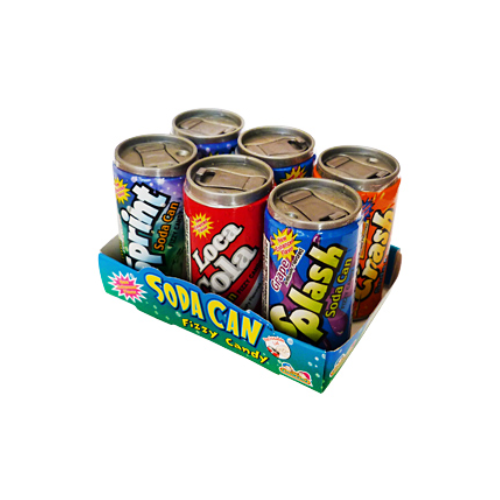 Soda Can Fizzy Candy 12x 42g