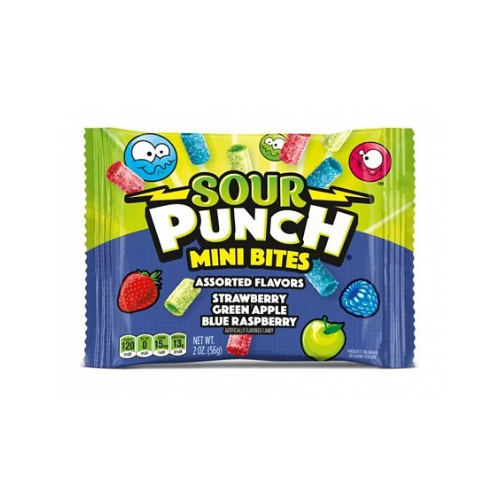 Sour Punch Mini Bites Assorted Flavors 18 x 57g