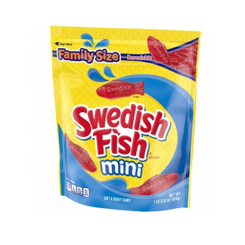 Swedish Fish Mini Family Size 4 x 816g