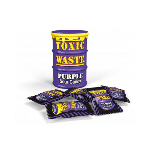 Toxic Waste Purple Sour Candy Drum 12 x 42g