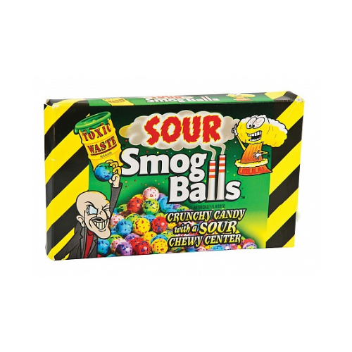 Toxic Waste Sour Smog Balls 12 x 84g