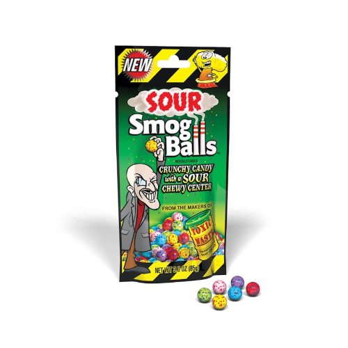 Toxic Waste Sour Smog Balls 16x 85g