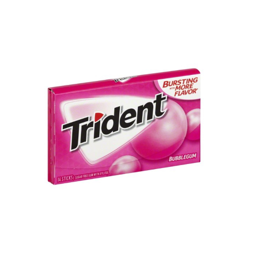 Trident Gum Bubble Gum 12 x 31g