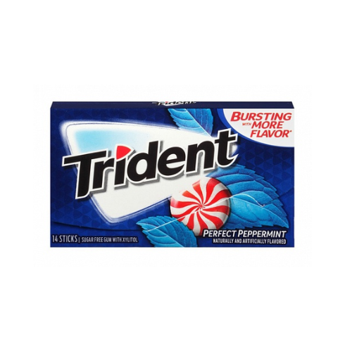 Trident Gum Perfect Peppermint 12x 31g