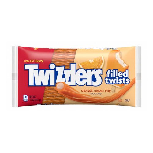 Twizzlers Filled Twists Orange Cream Pop 12 x 311g