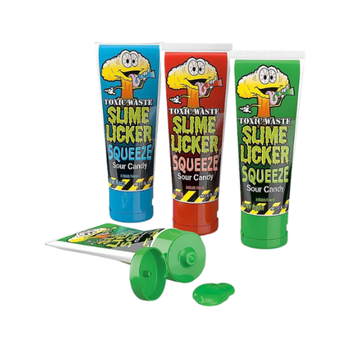 Toxic Waste Slime Licker Squeeze Sour Candy 12 x 70g