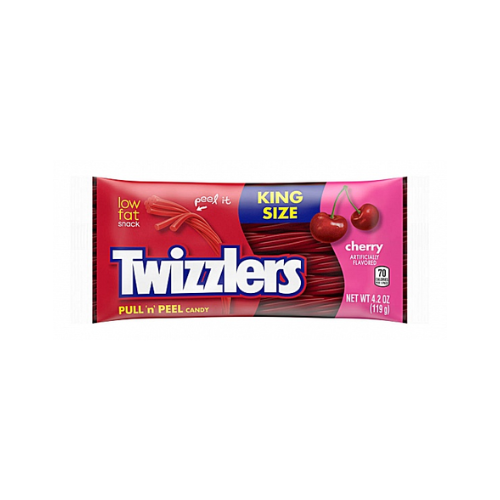 Twizzlers Pull 'n' Peel King Size Cherry 15 x 119g