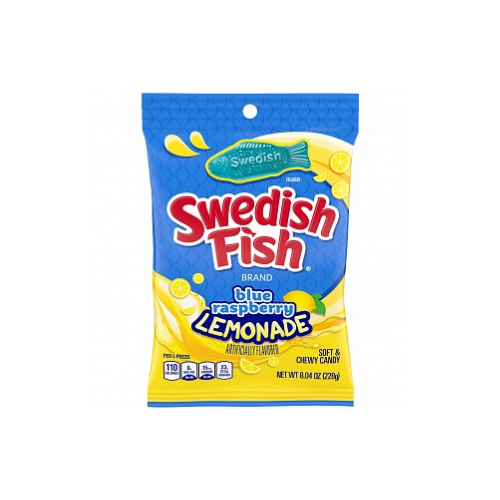 Swedish Fish Blue Raspberry Lemonade 12 x 228g