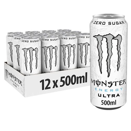 Monster Energy Ultra White Zero Sugar 12x 500ml