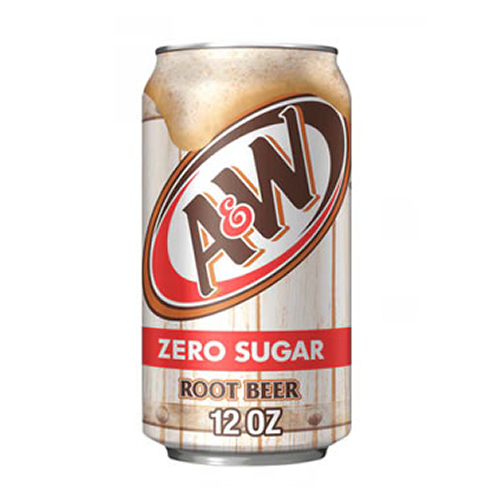A&W Root Beer Zero Sugar USA 24x 355ml