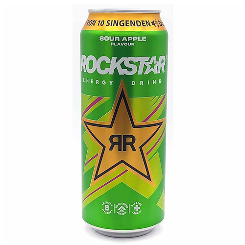 Rockstar Energy Drink Sour Apple 12x 500ml